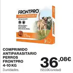 El Corte Inglés Elica - comprimido antiparasitario oferta
