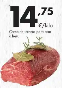 Supermercados Lupa Carne de ternera para asar o freír oferta