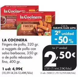 Supermercados Lupa La cocinera - fingers de pollo oferta