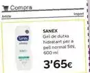 Supermercados Lupa Sanex - desodorante extra control o extra control zero %, spray oferta