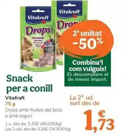 TiendAnimal Vitakraft - snack per a conill oferta