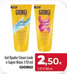 SPAR Lanzarote Giorgi - gel fijador clean look o super rizos oferta