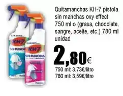 FROIZ Kh-7 - quitamanchas pistola sin manchas oxy effect oferta