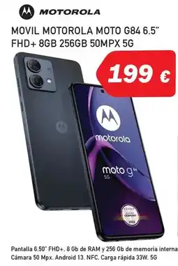 Microsshop Motorola - moto g84 6.5 fhd+8gb 256gb 50mpx 5g oferta