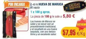 Abordo Suprema - hueva de maruca oferta