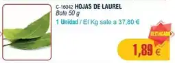 Abordo Hojas de laurel oferta