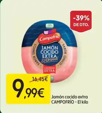 Dialprix CAMPOFRÍO Jamón cocido extra oferta