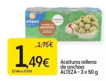 Dialprix ALTEZA Aceituna rellena de anchoa oferta