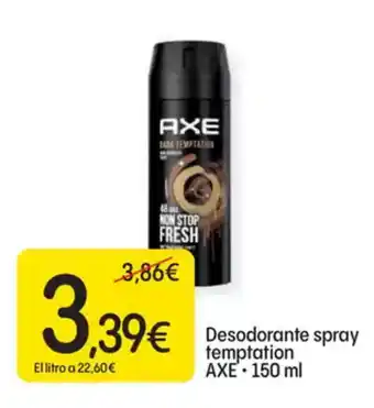 Dialprix AXE Desodorante spray temptation oferta