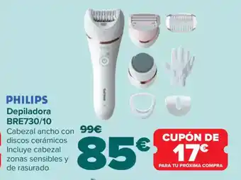 Carrefour PHILIPS Depiladora BRE730/10 oferta