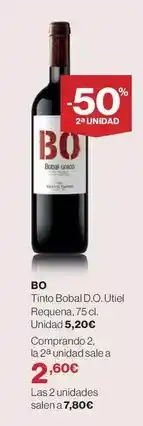 El Corte Inglés Bo - tinto bal d.o. utiel requena oferta