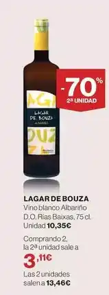 El Corte Inglés Blanco - vino albariño d.o. rias baixas oferta