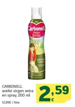 HiperDino CARBONELL aceite virgen extra en spray oferta