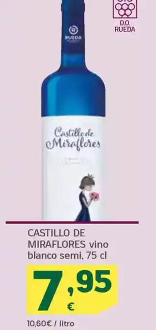 HiperDino CASTILLO DE MIRAFLORES vino blanco semi oferta