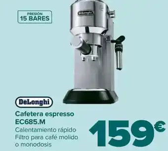 Carrefour DELONGHI Cafetera espresso EC685.M oferta