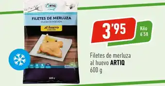 Supermercados Deza Artiq - filetes de merluza al huevo oferta