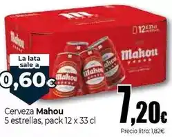 UNIDE Alimentación Mahou - cerveza 5 estrellas oferta