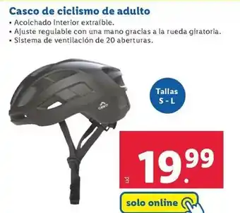 Lidl Casco de ciclismo de adulto oferta