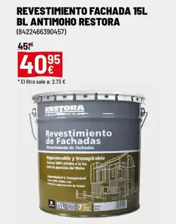 Brico Depôt Revestimiento fachada 15l bl antimoho restora oferta