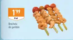 Supermercados Deza Brocheta de gambón oferta