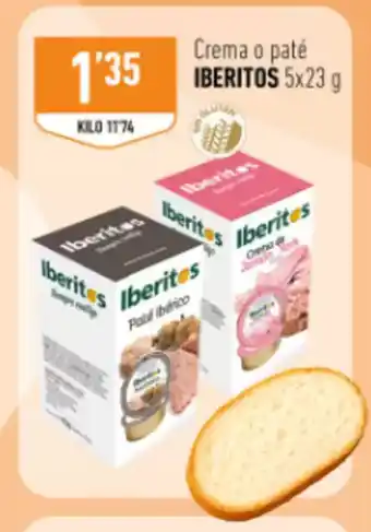 Supermercados Deza IBERITOS Crema o paté oferta