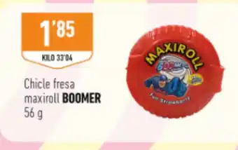 Supermercados Deza BOOMER Chicle fresa maxiroll oferta
