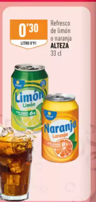 Supermercados Deza ALTEZA Refresco de limón o naranja oferta
