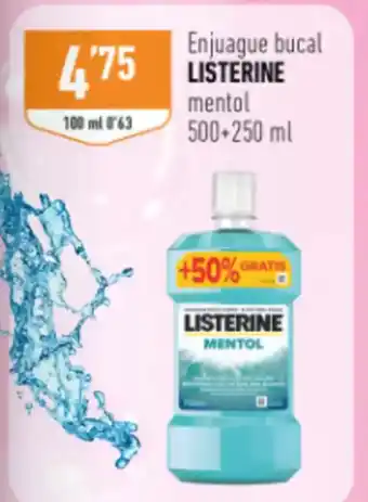 Supermercados Deza LISTERINE Enjuague bucal oferta