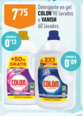 Supermercados Deza COLON Detergente en gel oferta