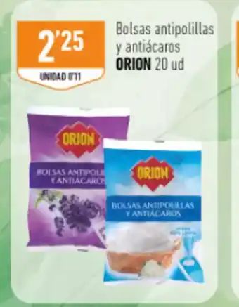 Supermercados Deza ORION Bolsas antipolillas y antiácaros oferta