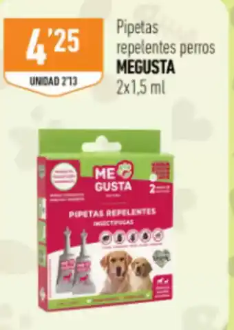 Supermercados Deza ME GUSTA Pipetas repelentes perros oferta