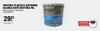 Brico Depôt Pintura plástica antimoho blanca mate restora oferta