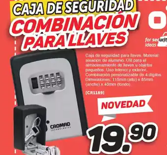 Mandatelo.com Caja de seguridad combinacion o parallaves oferta