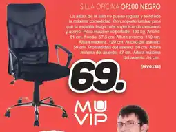 Mandatelo.com Silla oficina of100 negro oferta