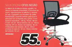 Mandatelo.com Silla oficina of101 negro oferta