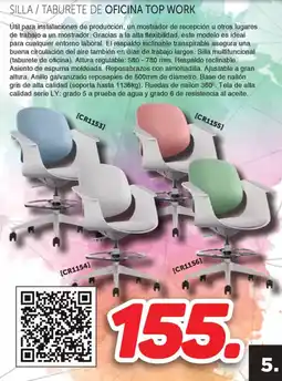 Mandatelo.com Silla/taburete de oficina top work oferta
