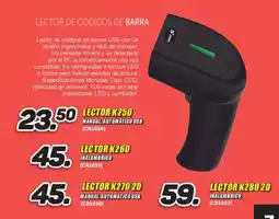 Mandatelo.com Lector de codigos de barra oferta