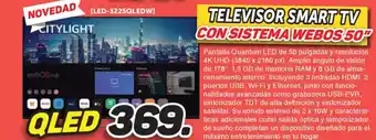 Mandatelo.com Televisor smart tv con sistema webos 50" oferta