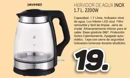 Mandatelo.com Hervidor de agua inox 2200w oferta