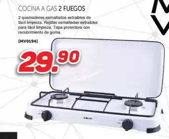 Mandatelo.com MU VIP Cocina a gas 2 fuegos oferta