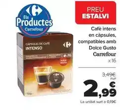 Andorra 2000 Carrefour - cafe intens en capsules/ compatibles amb dolce gusto oferta