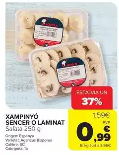 Andorra 2000 Xampinyó sencer o laminat oferta