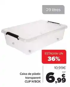 Andorra 2000 Clip n'box - caixa de plàstic transparent oferta