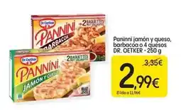 Dialprix Dr oetker - pannini jamón y queso, barbacoa o 4 quesos oferta