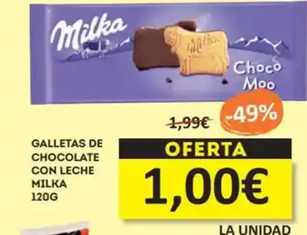 Economy Cash Milka - galletas de chocolate con leche oferta