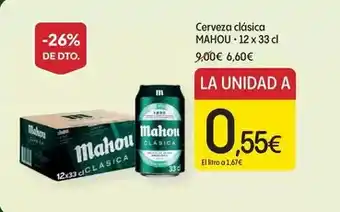 Dialprix Mahou - cerveza clasica oferta