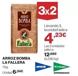 El Corte Inglés La fallera - arroz bomba oferta