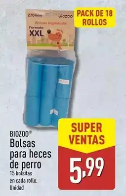 ALDI Biozoo - bolsas para heces de perro oferta