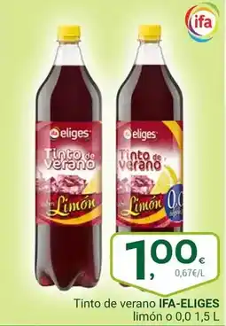 Supermercados Dani Ifa eliges - tinto de verano limon oferta
