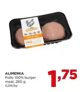 Alimerka Alimerka - pollo 100% burger meat oferta